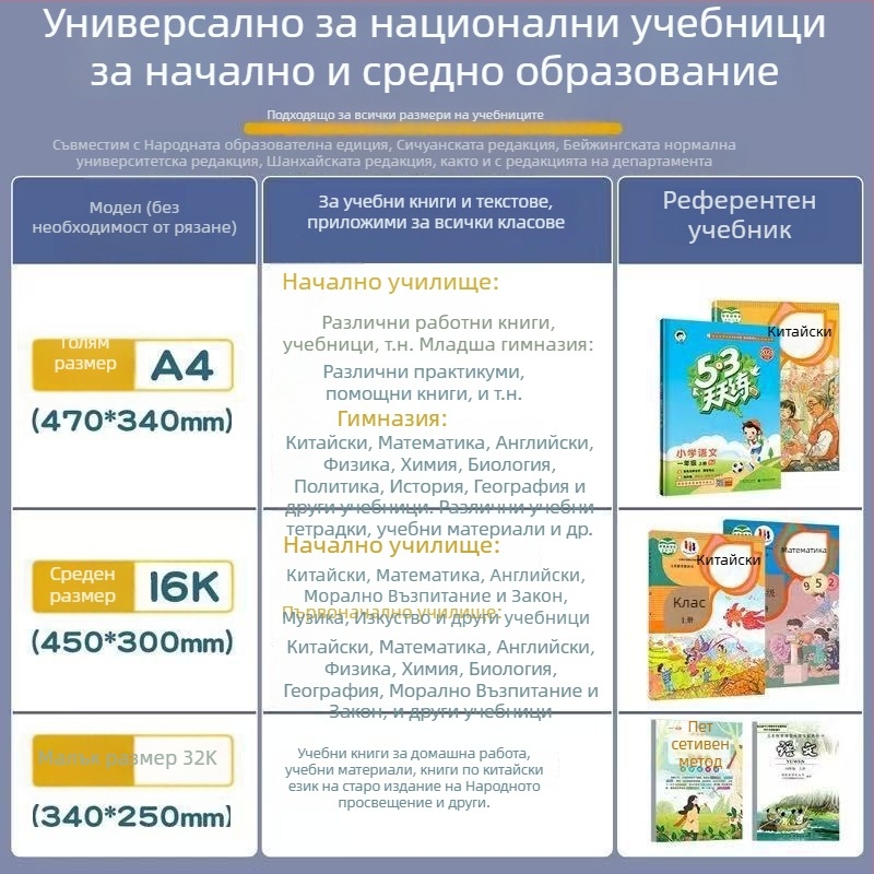 Прозрачен самозалепващ протектор за обложка на книга, антихлъзгащ филм, марка M&G Morning Light