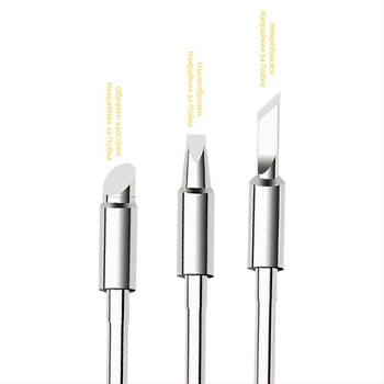 BOZAN 470 серия – Нагряващ върх за паялник: копитен връх, кръгъл връх, остър връх и плосък връх; високопроизводителен, универсален