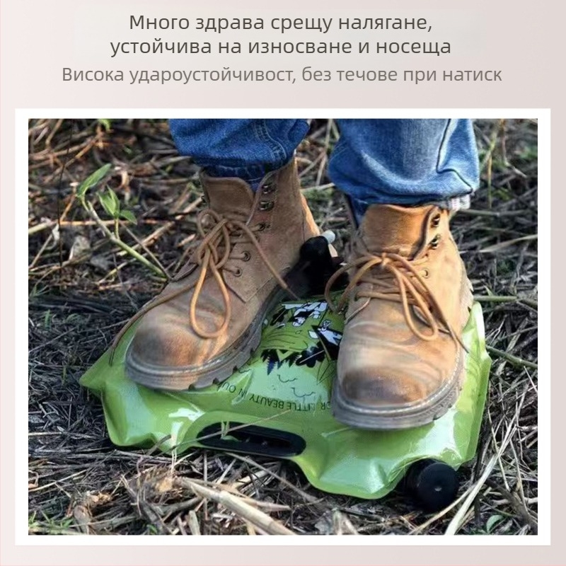 Портативен сгъваем воден пакет, 8 л капацитет, PE/TPE материал, прост стил, за къмпинг