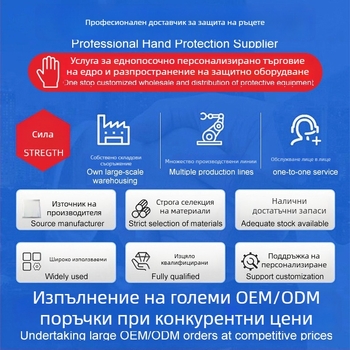 GYMDA еднократни нитрилни ръкавици за гражданска употреба, износоустойчиви, противохлъзгащи, устойчиви на киселини и основи, удебелени