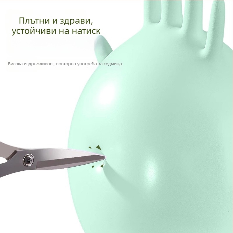 Okiss нитрилни кухненски ръкавици, удебелени, хранителен клас, 50 броя в кутия, произход Zhejiang