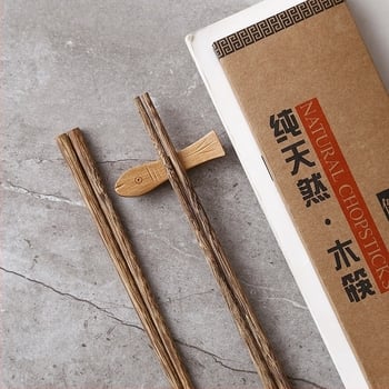 Палки за хранене от Chicken Wing Wood, японски стил, за възрастни, 10 двойки