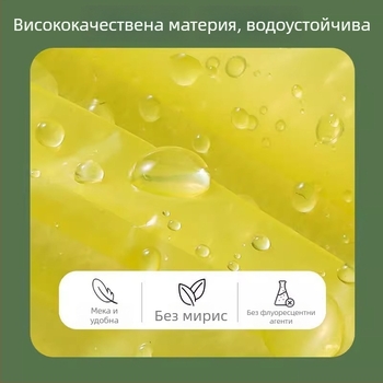 Еднократна детска дъждовна наметалка, дълга, с карикатурен стил, плътна версия