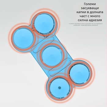 Силиконова чиния за домашни любимци и лизащаща подложка за хранене с вакуумна чашка – бавно хранене, мултифункционално