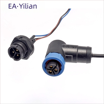 EAE E10 водоустойчив конектор за улично осветление с позлатени пинове, PA66 Nylon изолация, 2–12 ядра