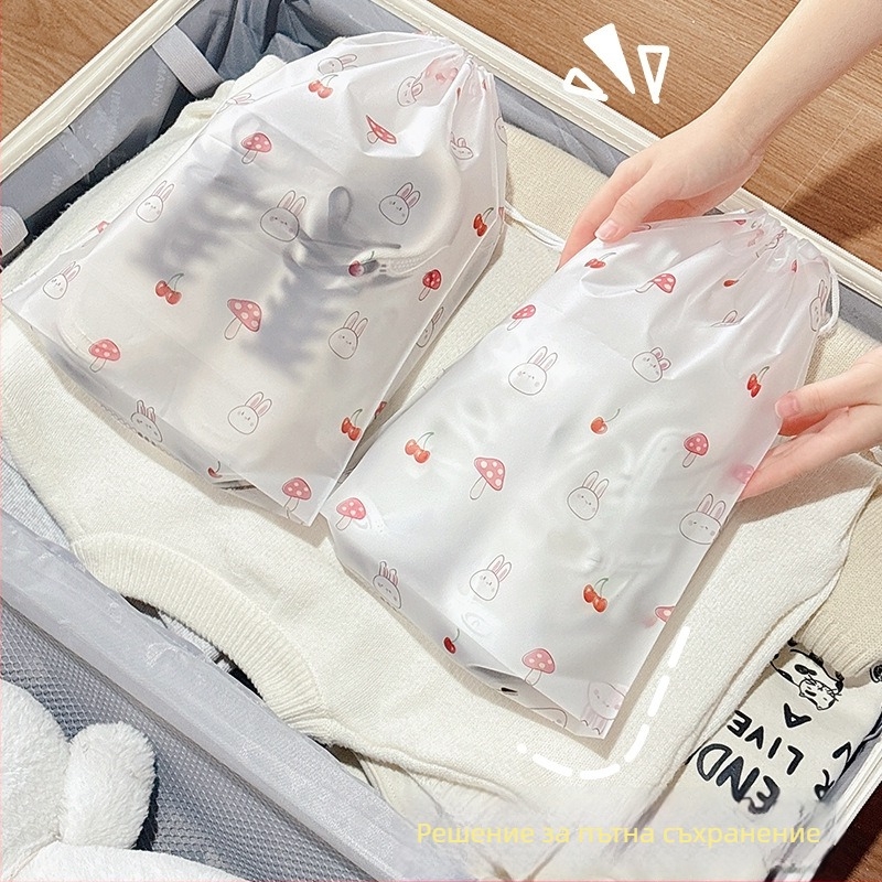 Чанта за обувки за пътуване с връзка – прахозащитна, влагозащитна и против мухъл, преносим калъф за обувки от Lemon book (модерен стил; чанти за обувки; пускана през 2025)