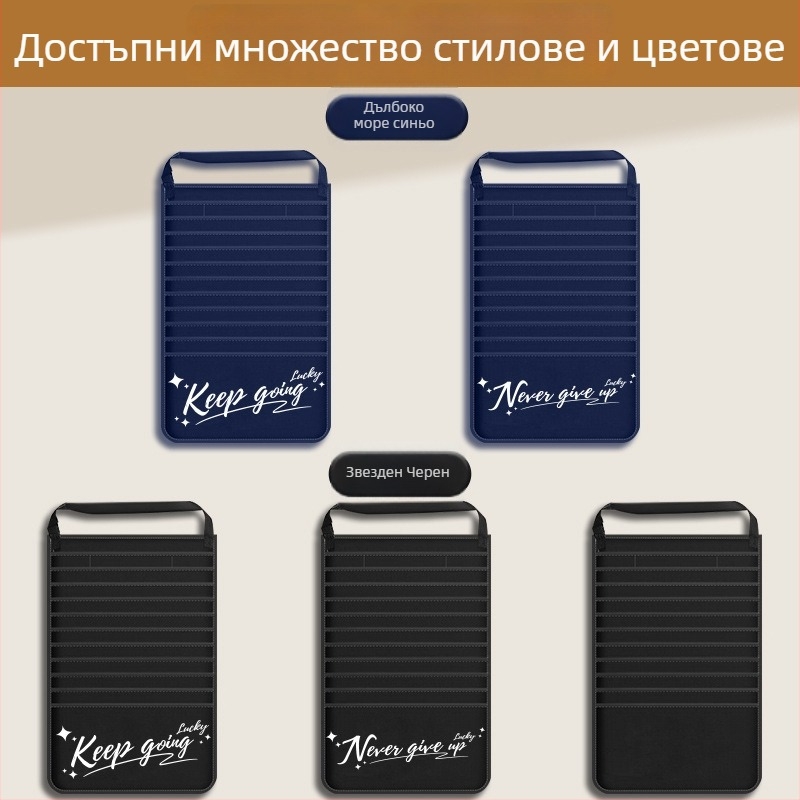 Десктоп странична висяща чанта за книги, голям капацитет за съхранение, Bushang, модел Kz00213bm, материал плат, тегло 1, опаковка 1