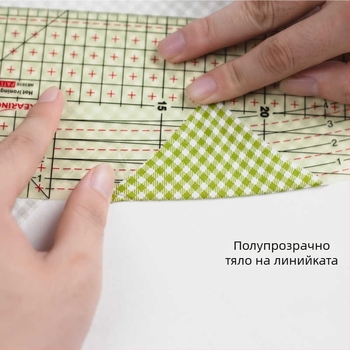 Kolding центиметрова линейка — пластмасово тяло, персонализиран печат, опаковка 1/12/240