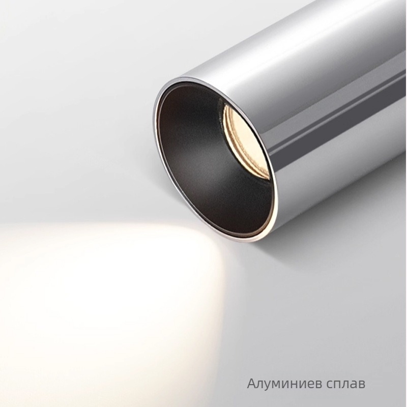 Повърхностно монтиран прожектор със сребърно покритие и античен стил, ретро регулируема глава за осветяване надолу, алуминиев корпус, 220V, LED, CRI≥95