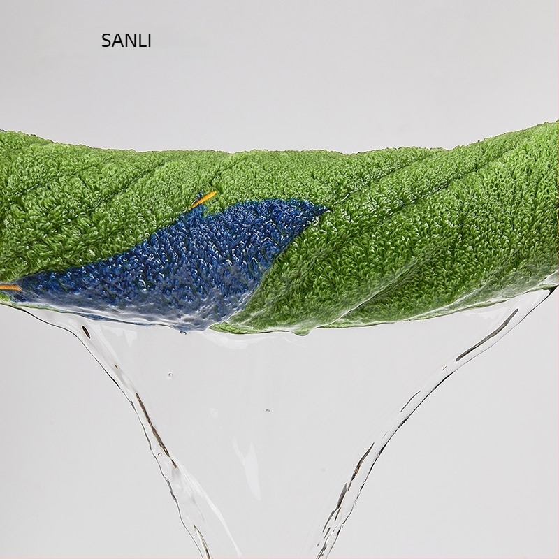 Sanli детска карикатурна квадратна кърпа за лице, памучна, жакардова тъкан, 32s нишки, 5–10 сек абсорбция