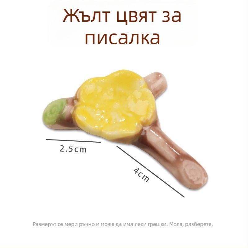 Държач за писалка и четка – модел bg1, Purple fangzhai; материали: пластмаса/бамбук/дърво; печат на лого и персонализация налични