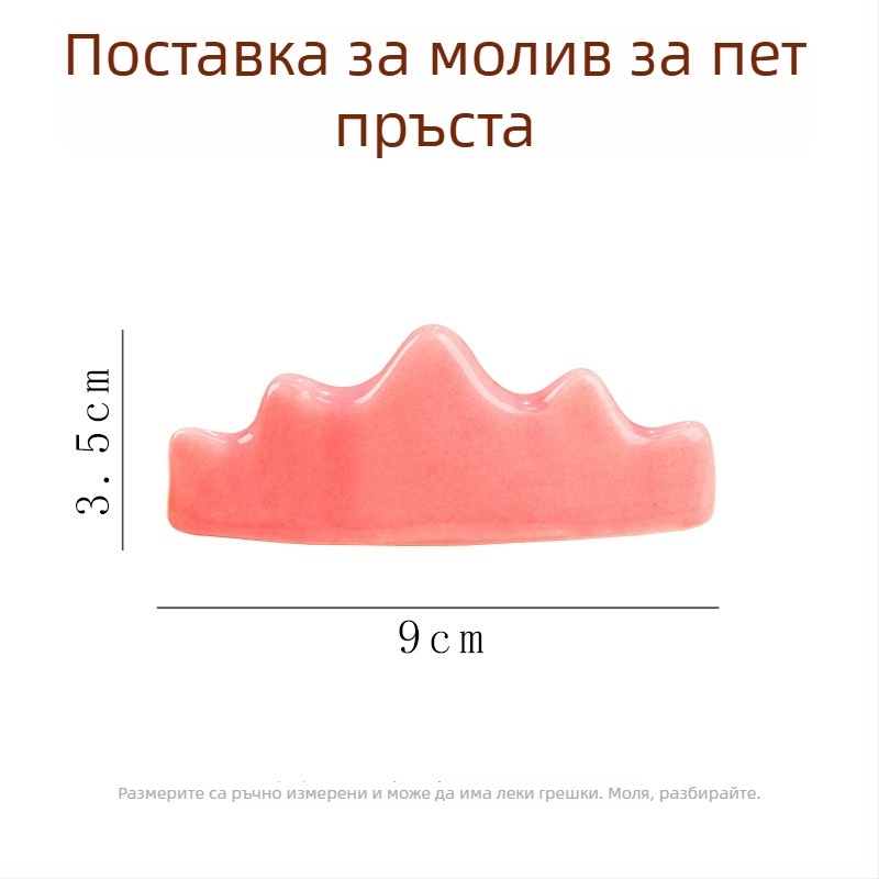 Държач за писалка и четка – модел bg1, Purple fangzhai; материали: пластмаса/бамбук/дърво; печат на лого и персонализация налични