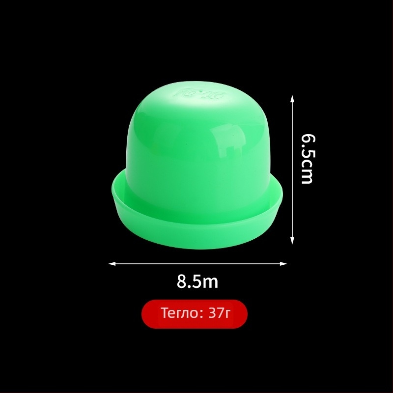 Комплект чаши за зарове ABS, дизайн с заоблени ъгли, модел 302, кутия от 60 броя, марка Apricot Charm