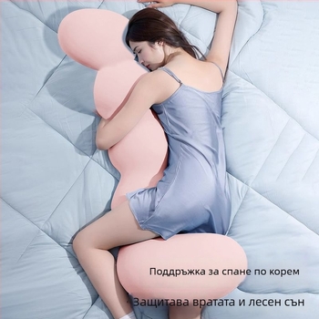 Poe възглавница с ядро, пълнеж полиестерно влакно, калъф полиестер, солиден модел, модерен минимализъм