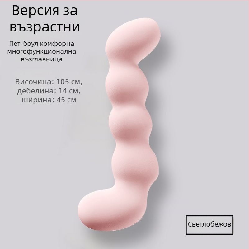 Poe възглавница с ядро, пълнеж полиестерно влакно, калъф полиестер, солиден модел, модерен минимализъм