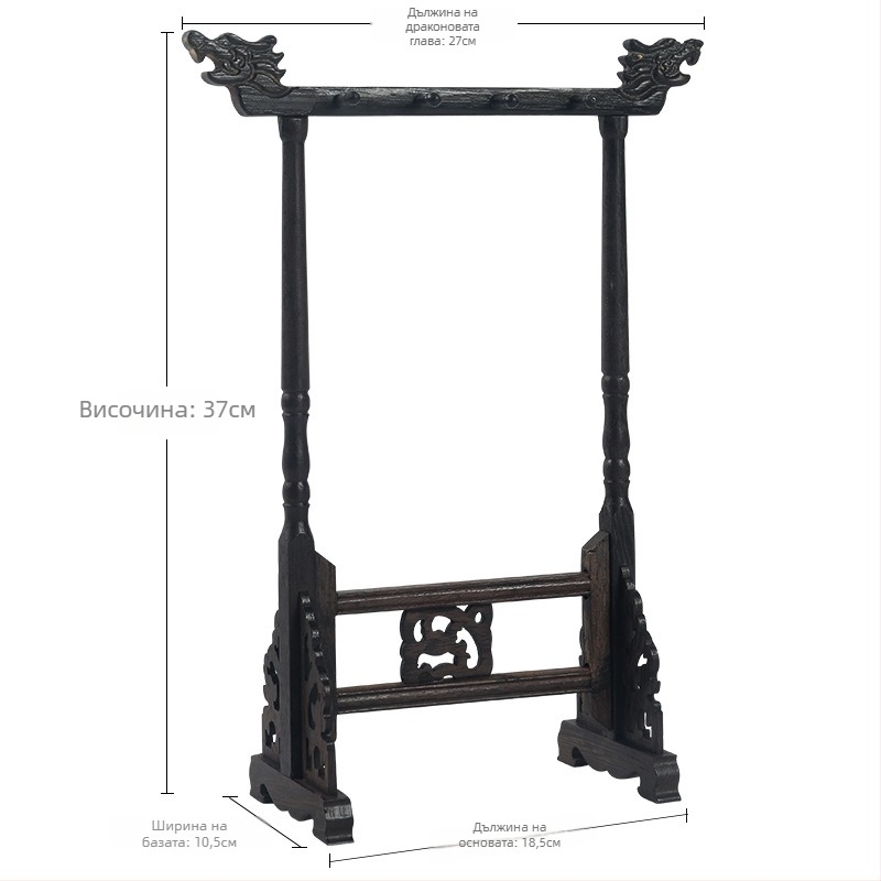 Дървен комплект за четки и държач с глава дракон, 8 игли, модел D2987, TT/Tiantian Practice