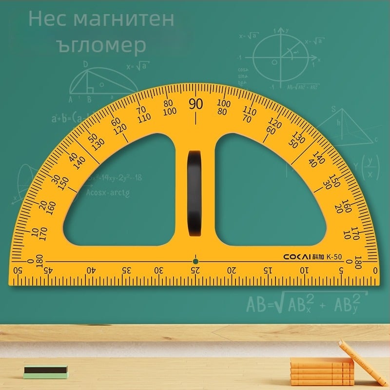 Учебен магнитен триъгълник комплект – пластмасов, модел JXDCZ, марка Liangzhi, за чертане на кръгове на дъска
