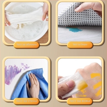 Deli маркер за деца, хранителен клас, двуостър, водоразтворим, нетоксичен