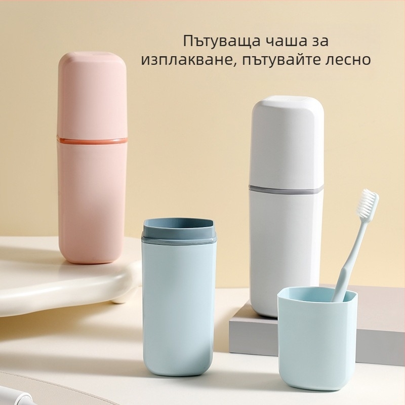 Държач за четки за зъби със съхранение – PP материал, принтирано лого, начин на окачване: други методи.