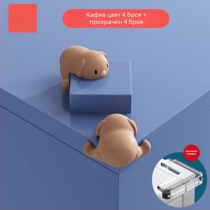 Силиконов предпазител за ъгъл на маса – правоъгълен ъгъл, за безопасност на бебето, марка Friendly