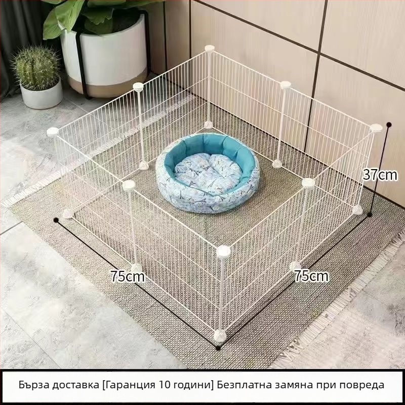 Клетка за домашни любимци от телена мрежа с модулни панели – анти-излизане