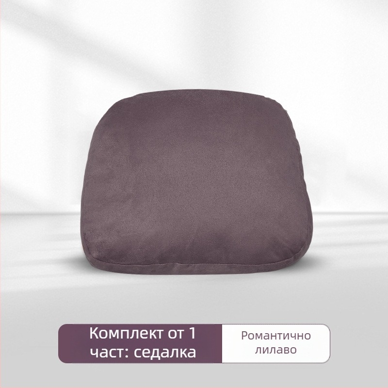 Подглавник за шия и облегател за кръста за Zero Run B10/B01, замшев материал, пълнеж от синтетично влакно, минималистичен стил