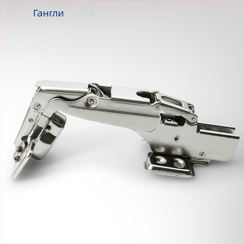 Шарнир за шкафове – специална форма, Gangli марка, стомана студено валцована, медно- и никелово покритие