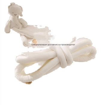 Бебешка преграда за кошара с плетена предпазна лента срещу удар