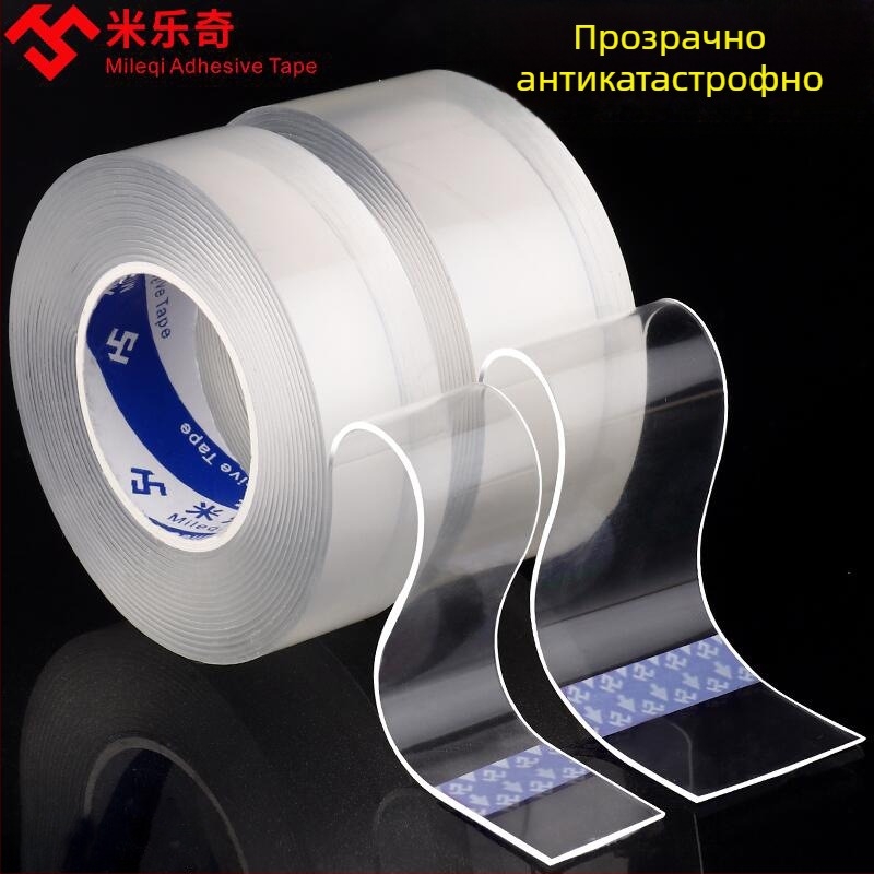 Силиконова защитна лента за ъгли, серия Nano Tape, Milky, лепило на водна основа с акрилна система, регулируема ширина/дължина/дебелина, лесно откъсване