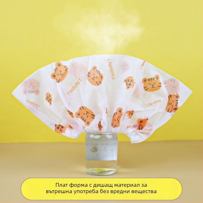 Еднократни покривала за обувки от нетъкан текстил, принт с карикатура, пакет от 50 бр.