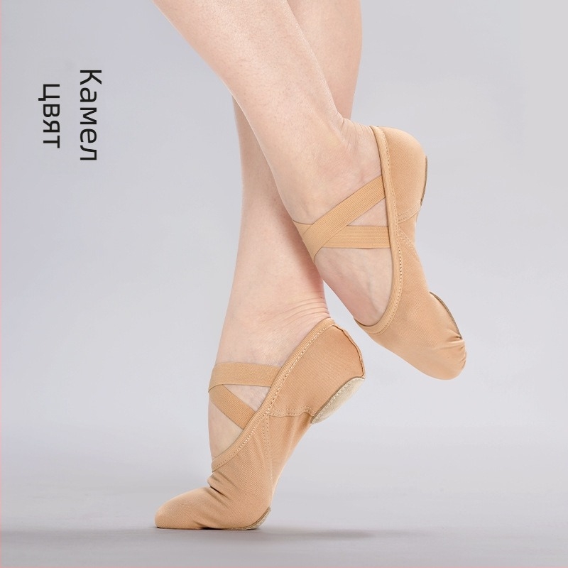 Танцови обувки Lingyan – Еластична горна част от плат, Подметка от кравешка кожа, Дишащи, Износоустойчиви, Обгръщаща опора – За възрастни унисекс, Танцови движения