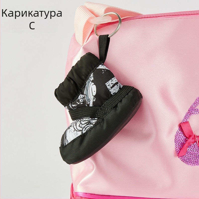 Балетни тренировъчни обувки с плътна подплата от пух и PU подметка — Iron Arrow, за възрастни, унисекс