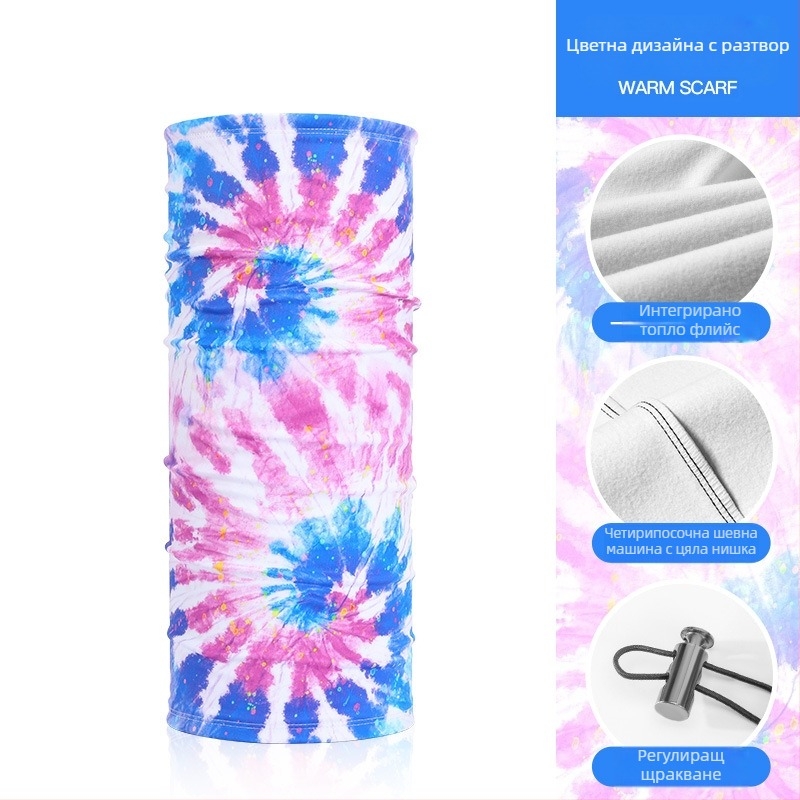 Rexchi маска за каране и ски, зимна, плюшена велюрова материя, антипръскваща, дебела и топла, турбан с хип-хоп стил, мъжки модел, за колоездене/излизане/ски