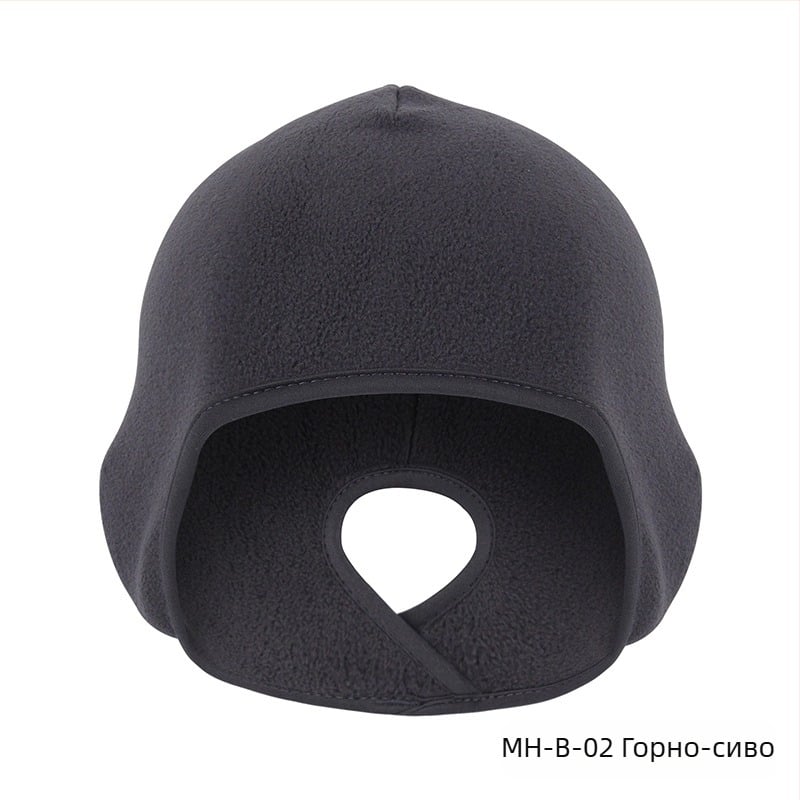 Wozan Ветроустойчива топла велосипедна маска с вътрешна подплата за каска, полиестер, унисекс, за открити спортове