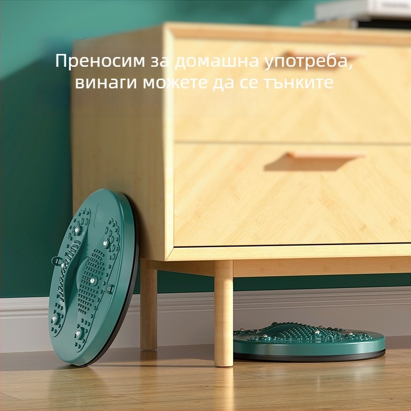 Adventure Fox Магнитна въртяща платформа за талия – ABS материал, домашно фитнес оборудване, тегло на опаковката 900 g