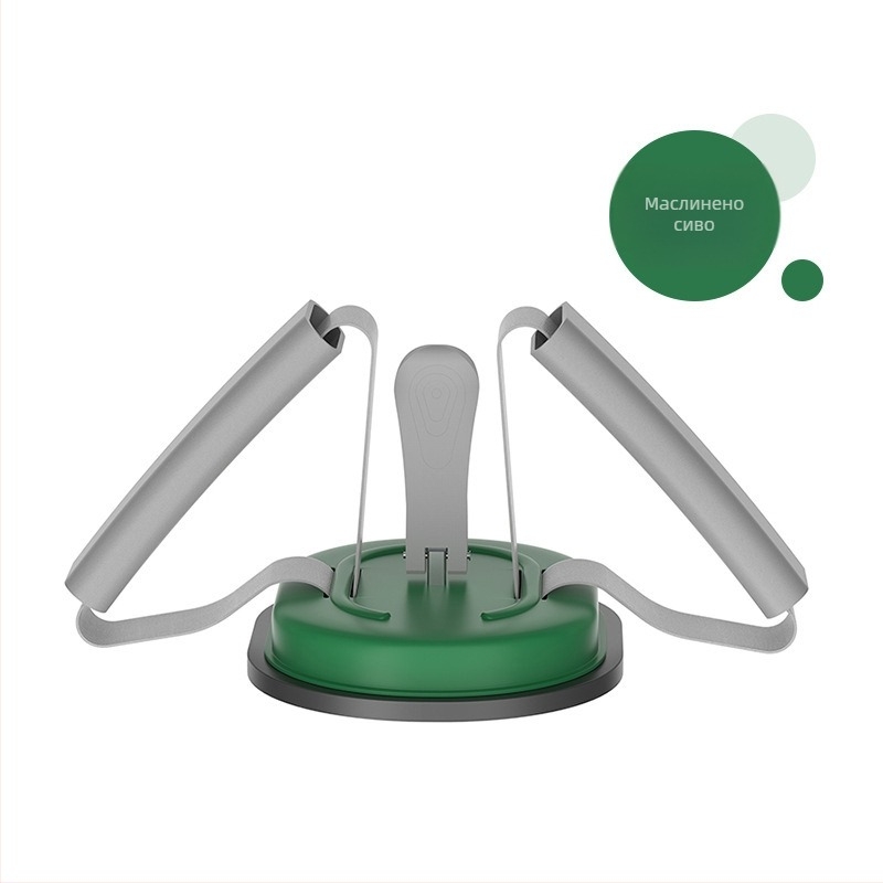 Emmy помощник за коремни преси със вакуумни чаши, сгъваем домашен фитнес уред