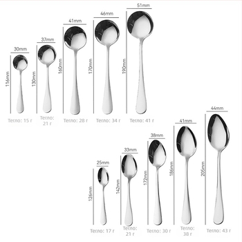 Комплект нож, вилица и лъжица в скандинавски стил, от 410 неръждаема стомана, огледално полирана повърхност, ръчно изработен с персонализирана обработка.