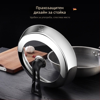 Bomans капак за тенджера от 304 неръждаема стомана, трапецовиден модел