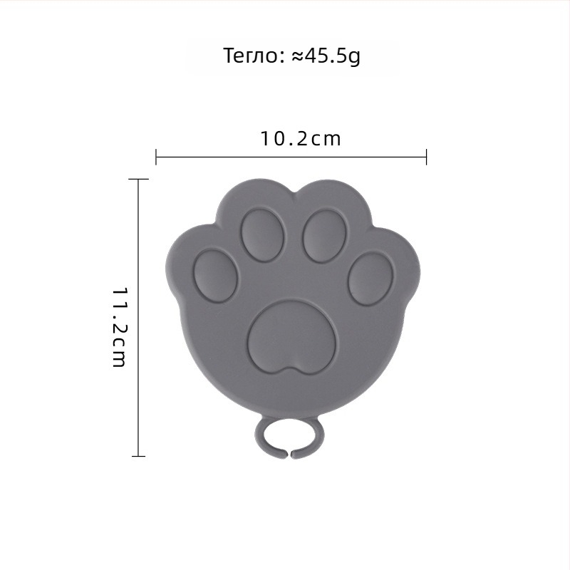 Капак за котешка консервна кутия, силиконов капак за запазване на свежестта, универсален капак за консерви за домашни любимци, Марка Magnificent, Стил: сладък, Авторизирана частна марка: Да