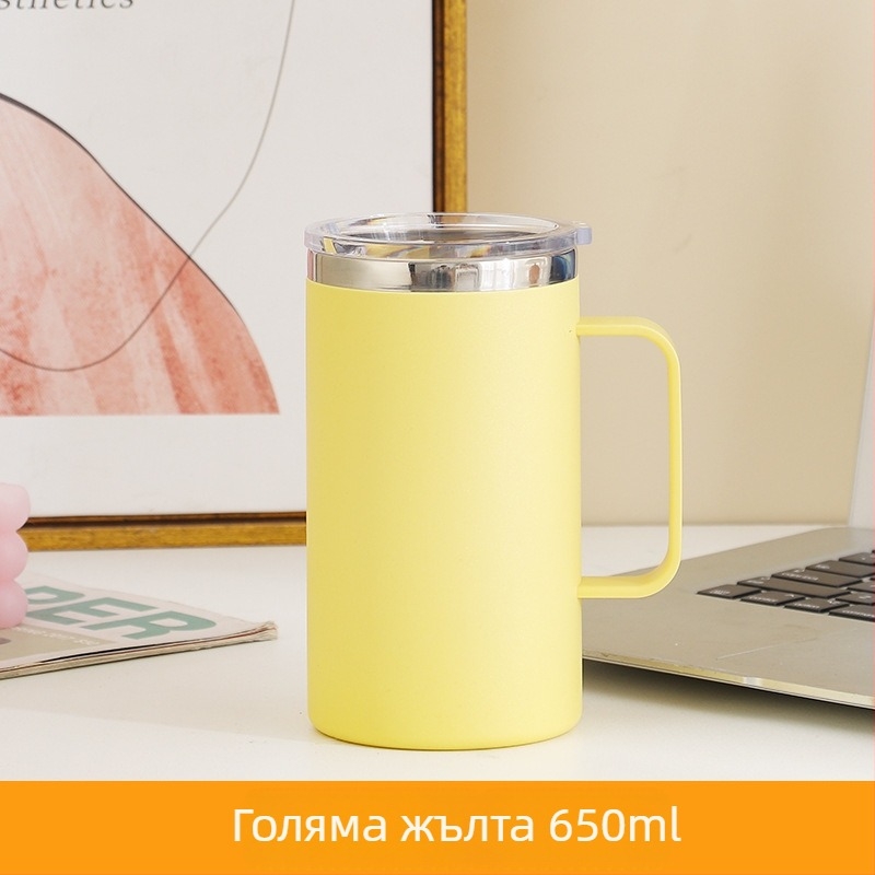 SEALLOCK 304 неръждаема стоманена чаша за кафе с капак - подходяща за бизнес и промоционални подаръци