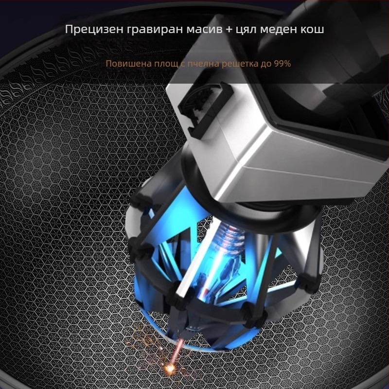 Уок от 304 неръждаема стомана, дизайн на пчелна клетка, незалепващо покритие, плазмено нанасяне, еднодънна конструкция