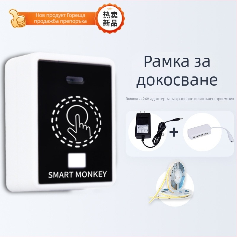 COB светлинна лента, 120 LED, 24V вход, 5W, 100° ъгъл на лъча