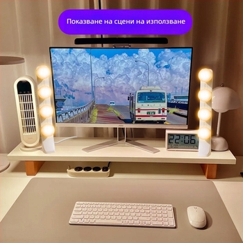 LED светлина за бюро за стрийминг с три температури на цвета, 10W, 220V, модели PD-55/PD-56/PD-67/PD-68