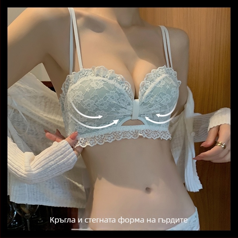 Бюстгалтер без банели с антихлъзгащ ефект и събиране, нейлонова материя, подплата спандекс, отстраними двойни презрамки, чашки с форма: тънък горен ръб, по-дебел долен