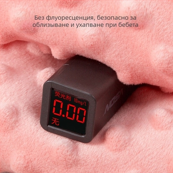 Pidole бебешка плюшена възглавничка за успокояване по време на сън – форма на бонбон, подходяща за деца 0–3 години; пълнеж: полиестерово влакно