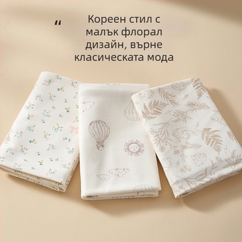 Бебешка пелена за завиване, чист памук, 100–200 г, за новородени, всички сезони, корейски стил