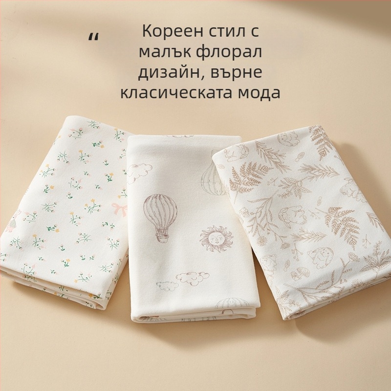 Бебешка пелена за завиване, чист памук, 100–200 г, за новородени, всички сезони, корейски стил