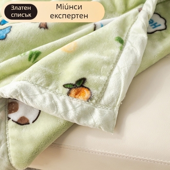 Рашел детско одеяло - двупластово, 500–800 г, чист памук, за деца на възраст 3–6 години, подходящо за всички сезони