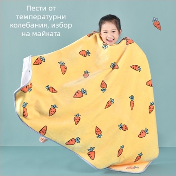 Drizzle фланелено одеяло за деца – карикатурен стил, за възраст 3-6 г., 500-800 g, целогодишна употреба