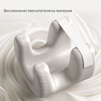 Myhome възглавница от паметна пяна с велурено покритие, възглавница с форма на извънземно за странично спане, персонализируема за възрастни